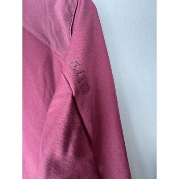 NWT 5.11 Tactical Women's Selma Full Zip Hoodie in Burgundy women’s size Large - Picture 5 of 7